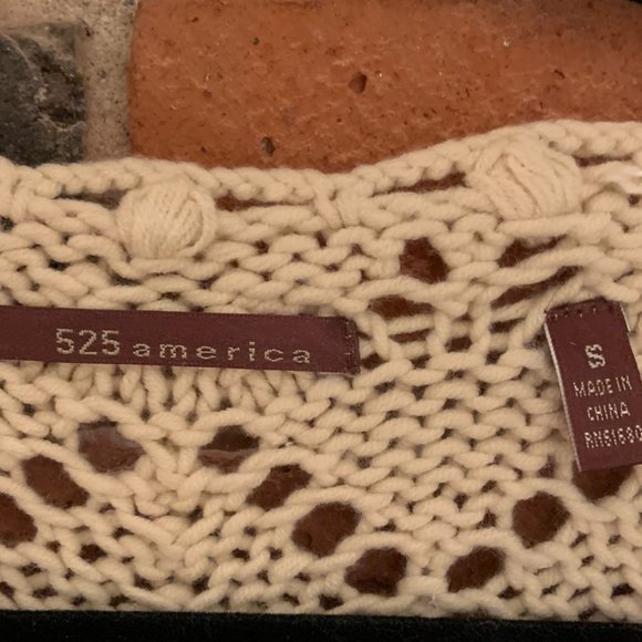 525 mixed cable cardigan
